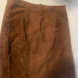 Vintage Suede Skirt